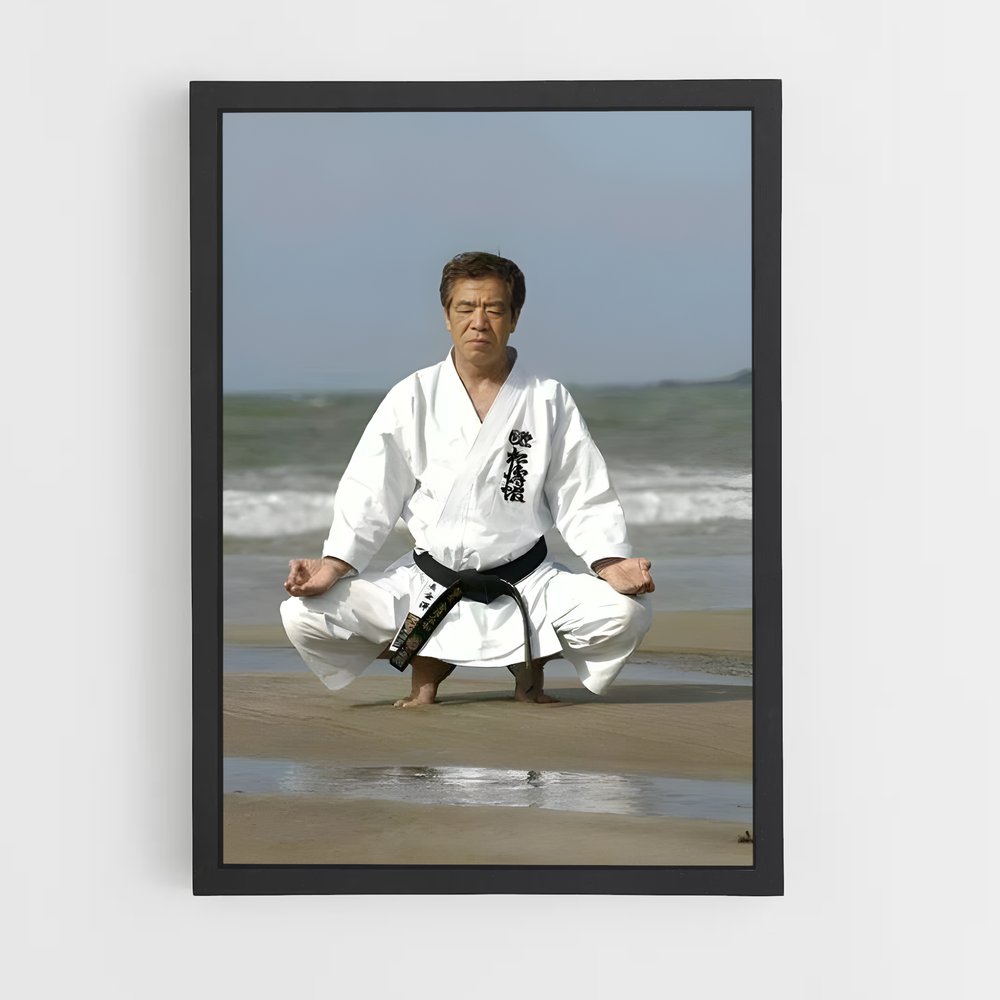 Poster Hirokazu kanazawa – affiche Karaté (vue 2)